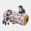 Jouet D'occupation Pour Chien Original - Bûche Loups 🐺 - ZippyPaws 1 Jouet D'occupation Pour Chien Original - Bûche Loups 🐺 - ZippyPaws -Animalerie zippy paws peluche pour chien tron arbre loup 2